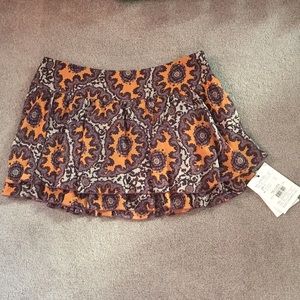 Boutique MURUA Orange /Brown Mini skirt